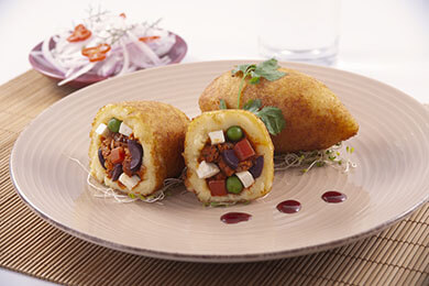 Papa rellena con atún